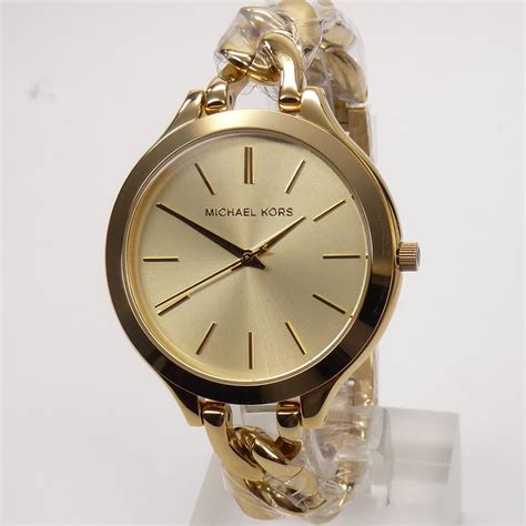 damen uhr michael kors gold mk3222 billig|Michael Kors Runway MK3222 .